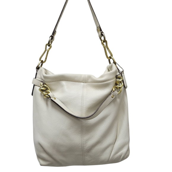 Coach Brooke Ivory Hobo Shoulder and Top Handle Purse Bag F17165 Women's - Picture 1 of 16
